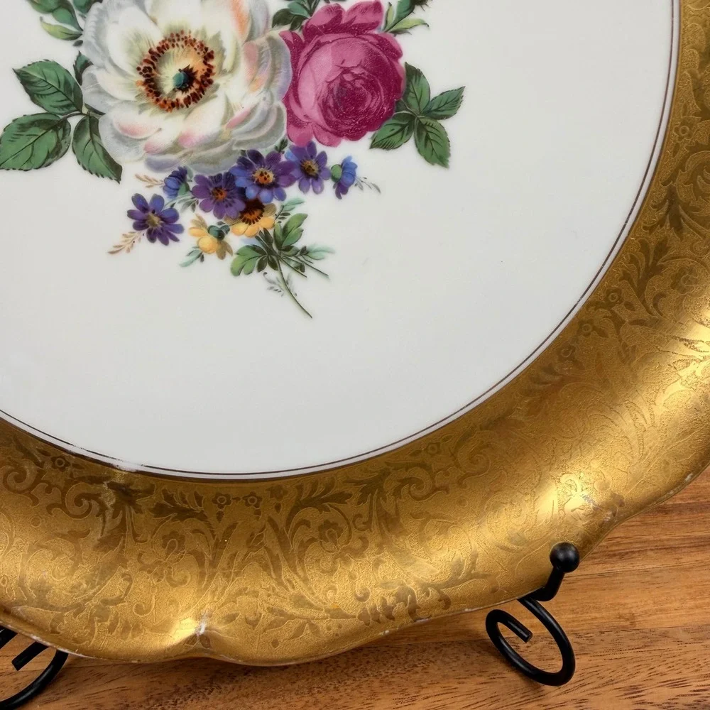 Vintage Rosenthal Moliere Alt Brabant Gold Gilt 13.25